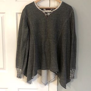 Anthropologie Scrapbook Pullover/Poncho Sweatshirt